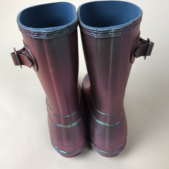 Hunter nebula short rain boots size 7 - Picture 5 of 7